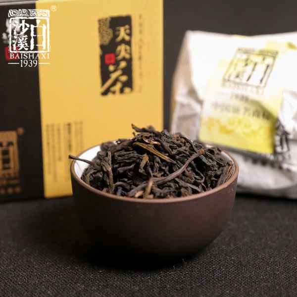 湖南安化黑（hēi）茶正品白沙溪芽料散茶直泡天尖茶160g